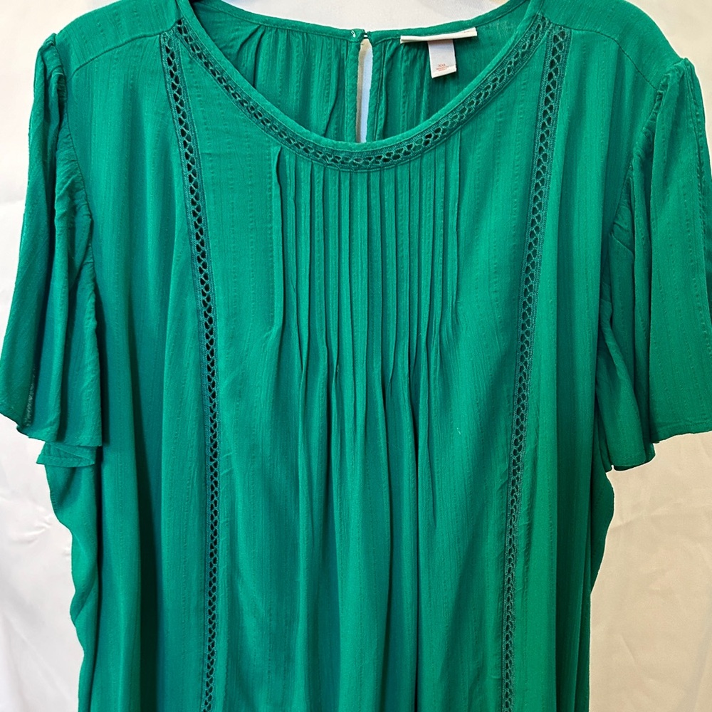 Green Knox Rose XXL top